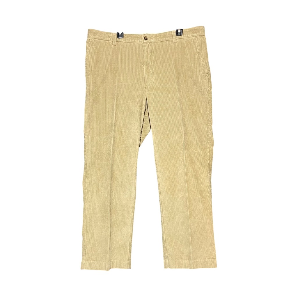 L.L. Bean Mens Classic Fit Corduroy Pants Tan 40x29 Stretch ID502835 Gorpcore